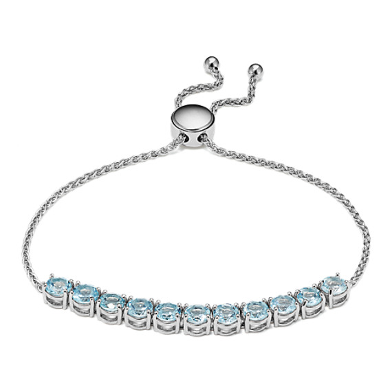 Blue topaz sales bolo bracelet