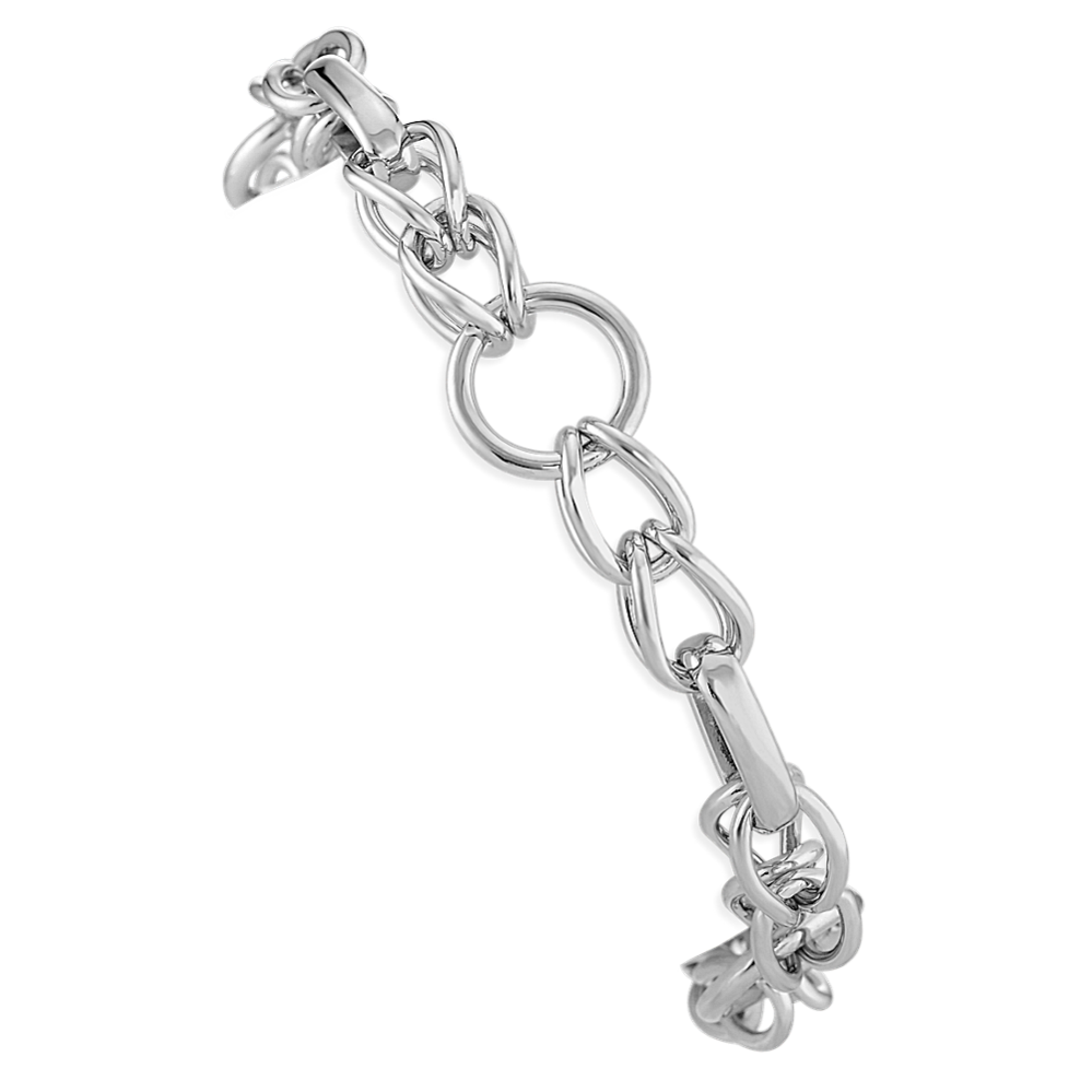 Sterling Silver Chain Link Bracelet (8'')