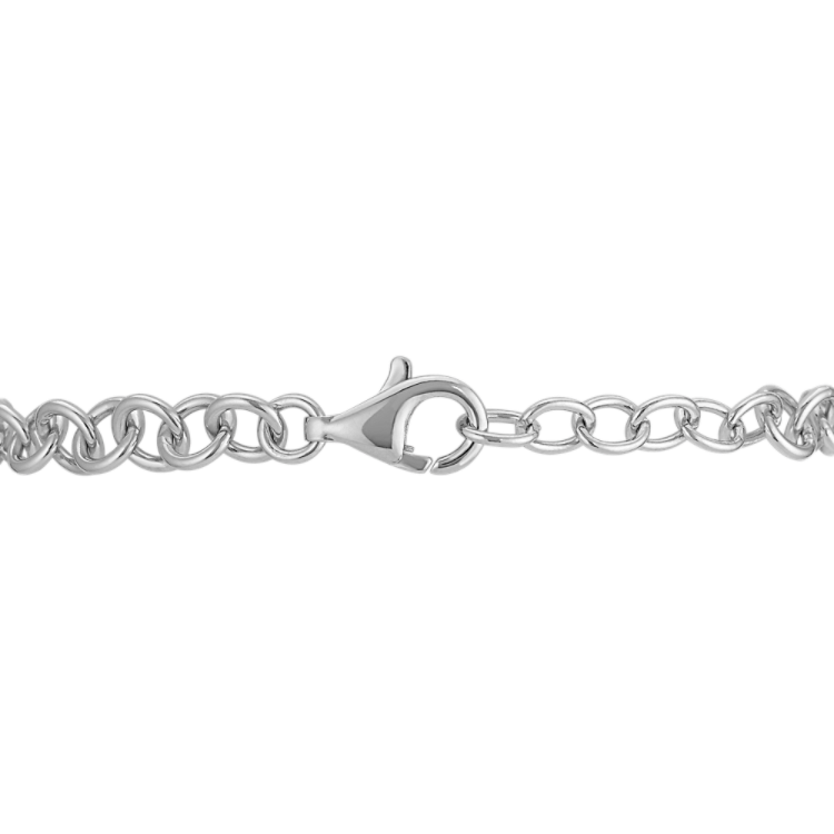 Sterling Silver Engravable Bar Bracelet (7 in)