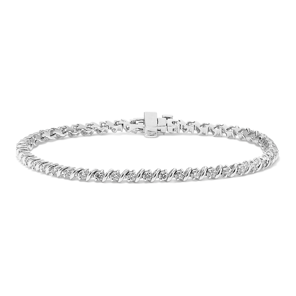 S-Link 1 tcw Diamond Tennis Bracelet