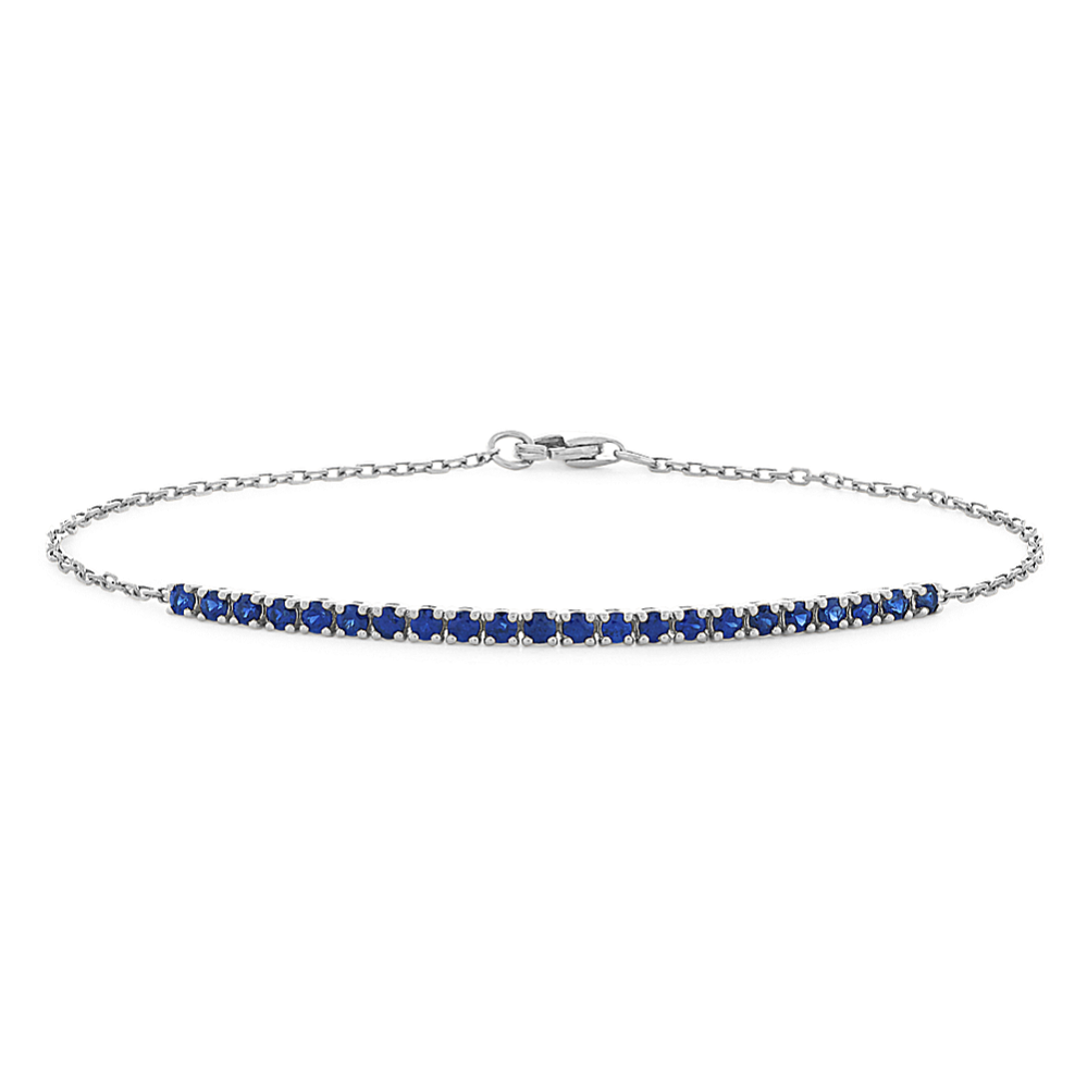 Sapphire Cable Chain Bracelet