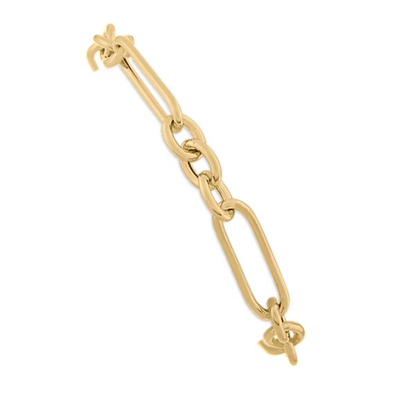 Link Bracelet in Vermeil 14K Yellow Gold (7.5 in)