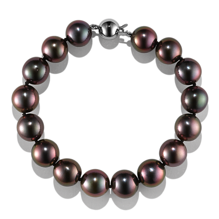 10mm Cultured Tahitian Pearl Bracelet (7 in)