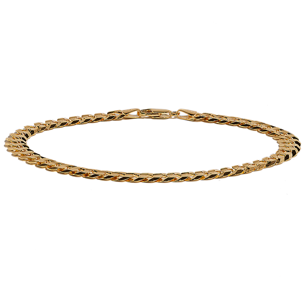Curb Chain Bracelet in 14K Yellow Gold (9 in)