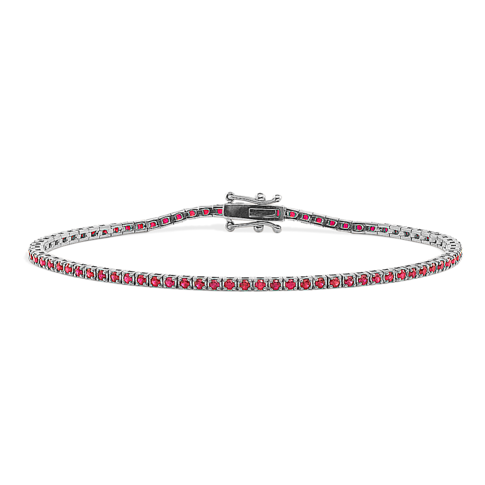 Bordeaux 1 5/8 ct. Ruby Tennis Bracelet (7 in)