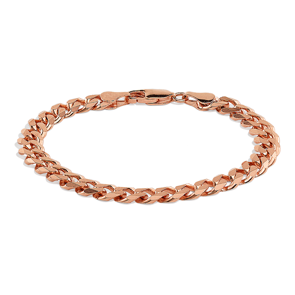 7'' 14K Gold Vermeil Curb Chain Bracelet (4.3mm)