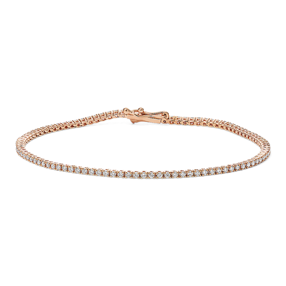 1 tcw Diamond Tennis Bracelet (7'')