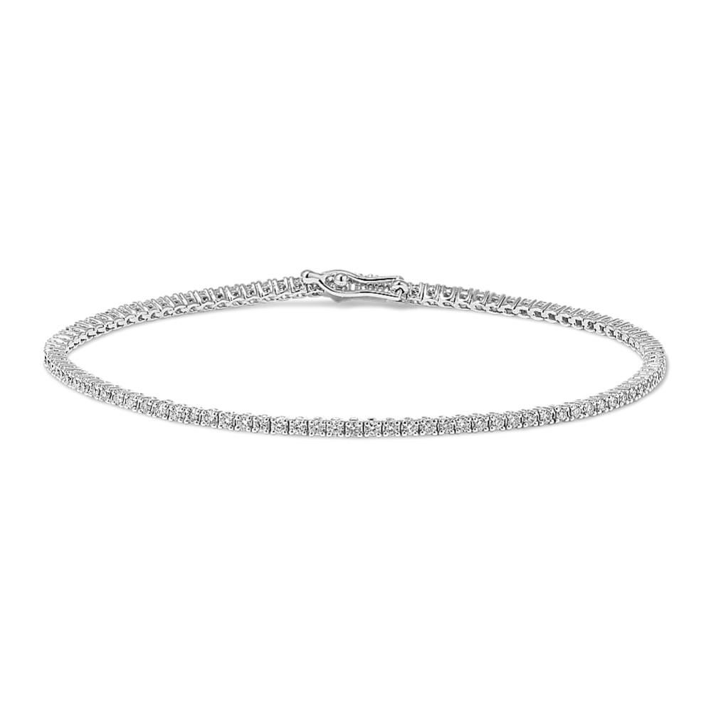 1 tcw Diamond Tennis Bracelet (7'')