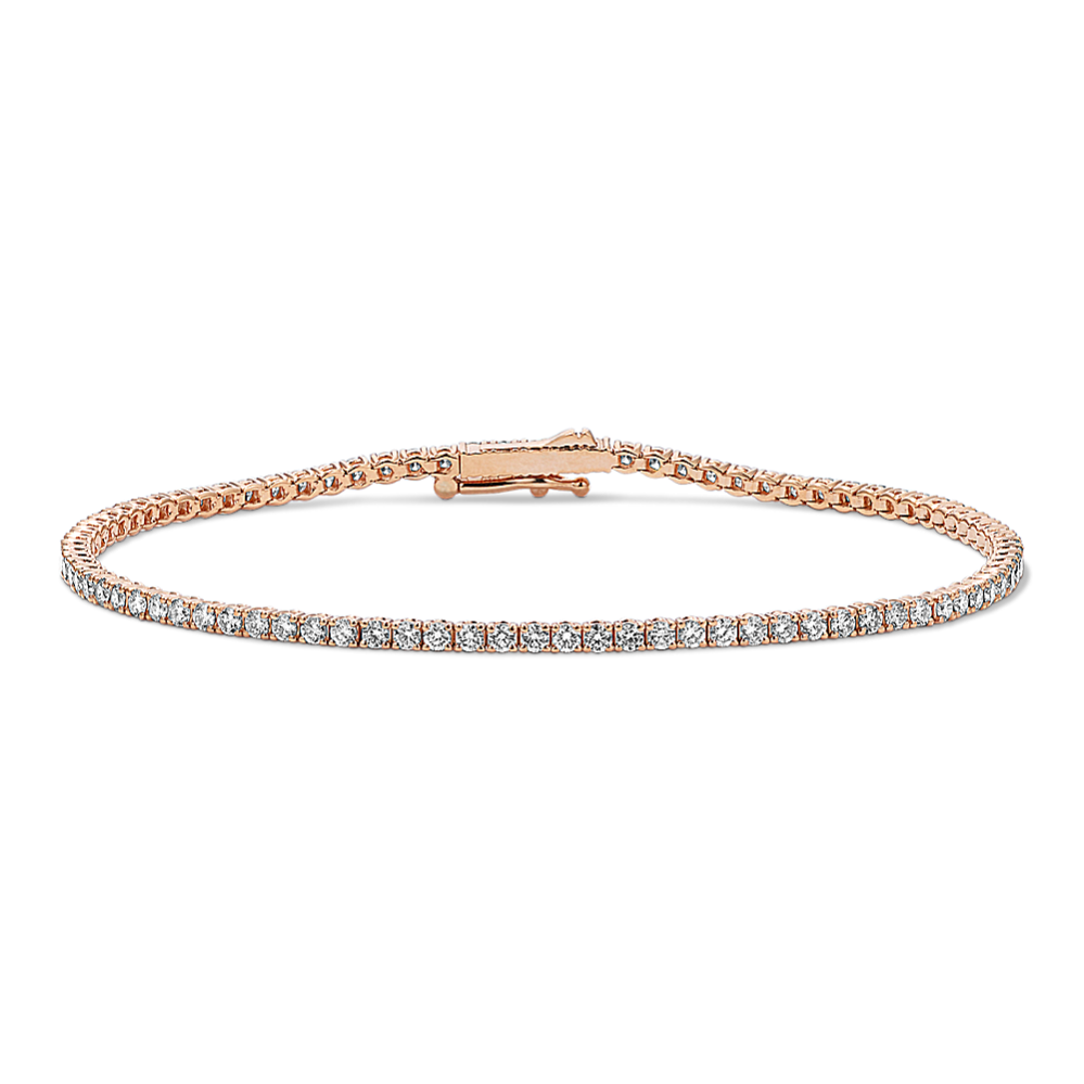 2 tcw Diamond Tennis Bracelet (7'')