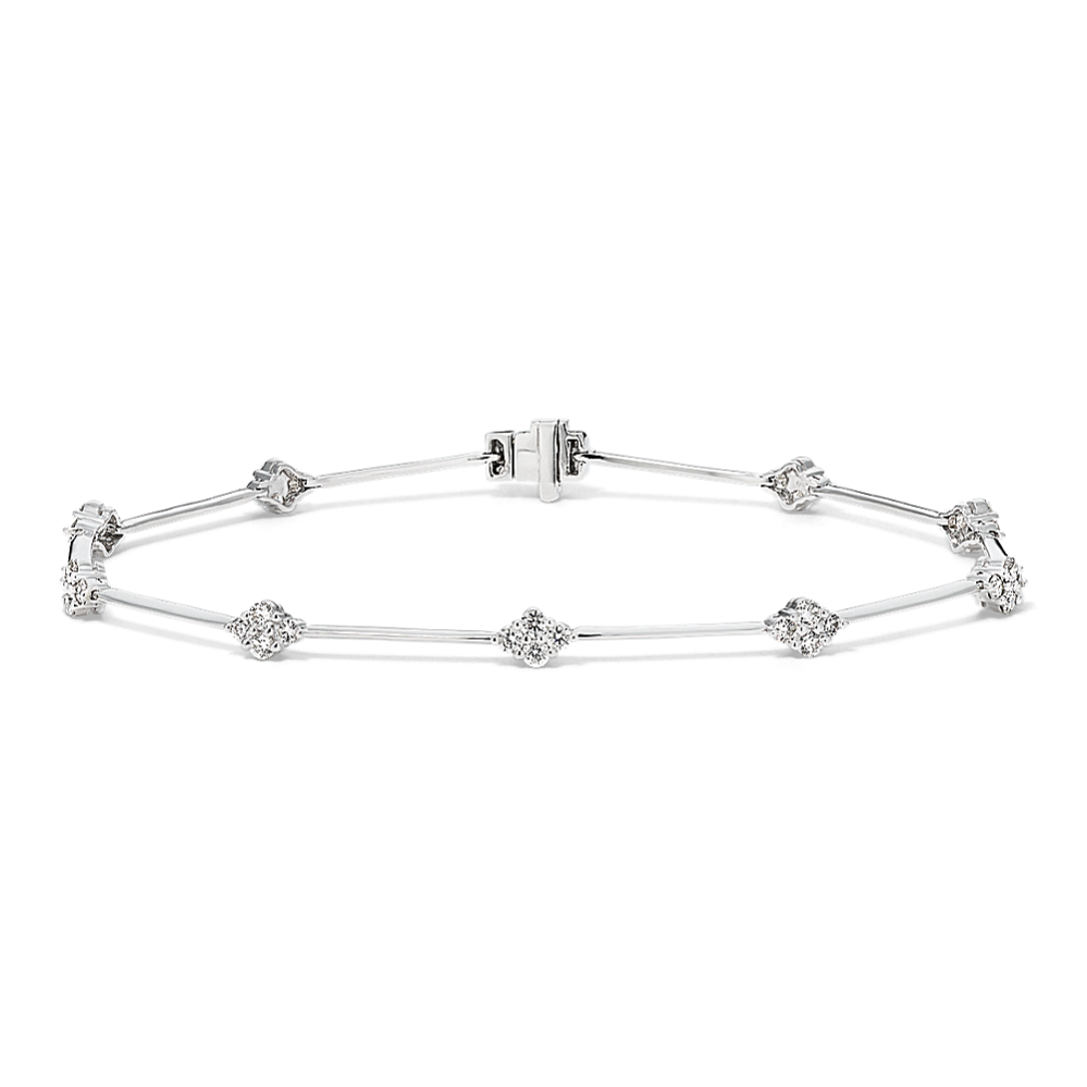 Snowberry 1.50 tcw Diamond Bracelet