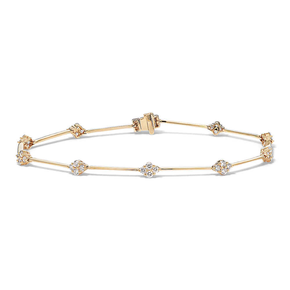 Snowberry 1.50 tcw Diamond Bracelet