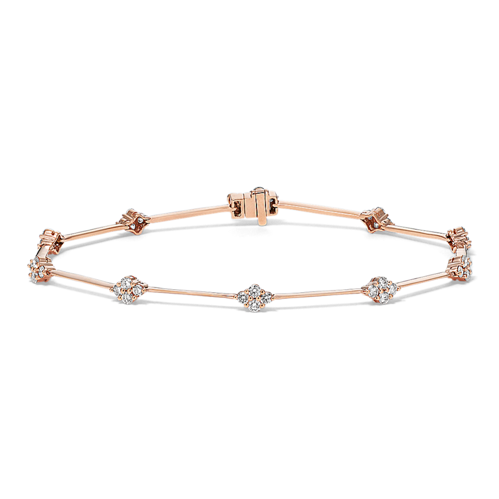Snowberry 1.50 tcw Diamond Bracelet
