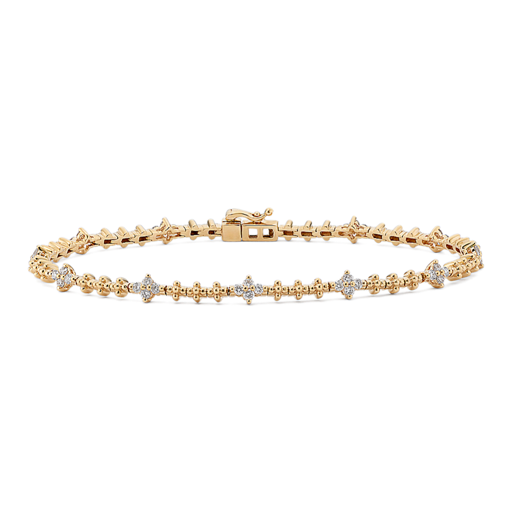 Tetra 0.75 tcw Diamond Bracelet