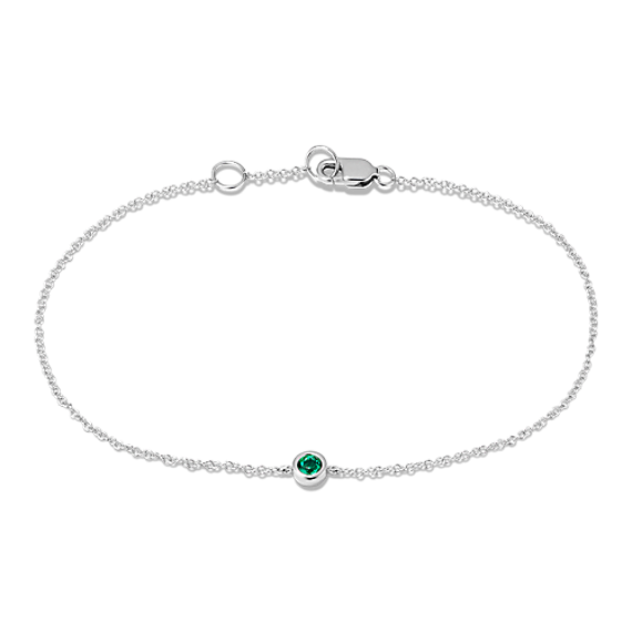Elowen Bezel-Set Emerald Bracelet