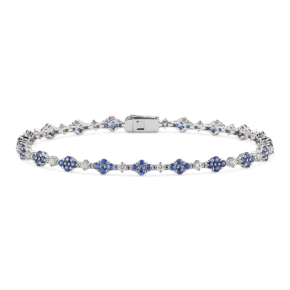 Poppy Sapphire & Diamond Bracelet