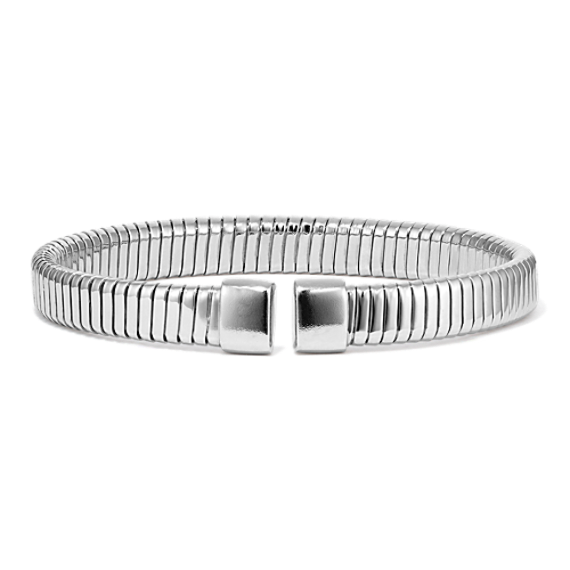 Flexible Sterling Silver Cuff Bracelet (7mm)