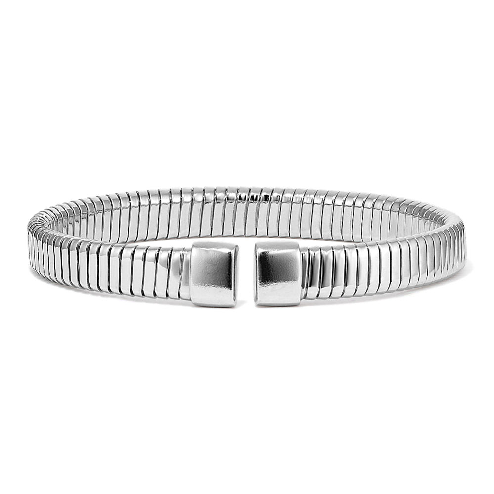 Flexible Sterling Silver Cuff Bracelet (7mm)