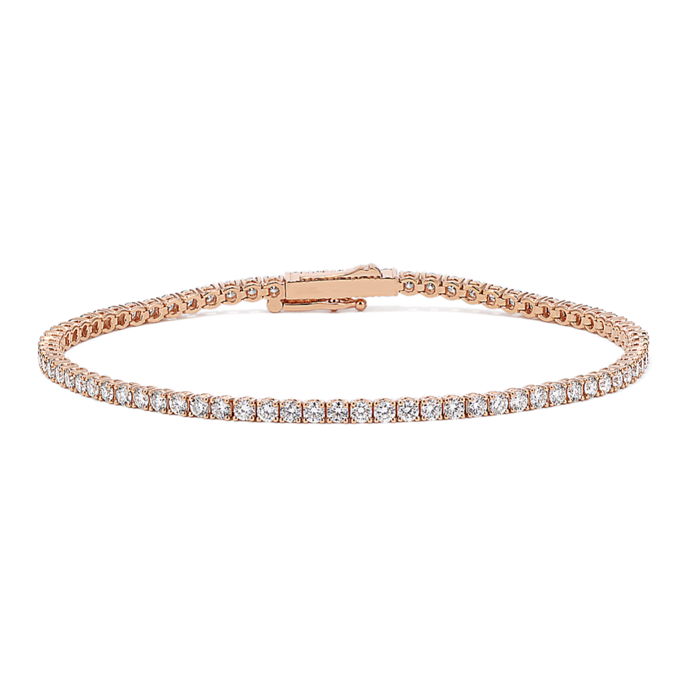 3 tcw Lab-Grown Diamond Tennis Bracelet