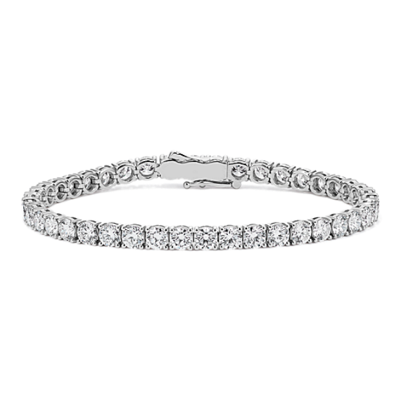 10 tcw Lab-Grown Diamond Tennis Bracelet