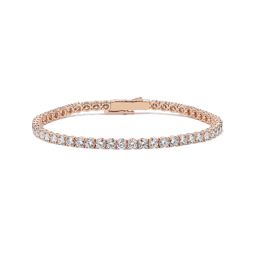 7 tcw Lab-Grown Diamond Tennis Bracelet