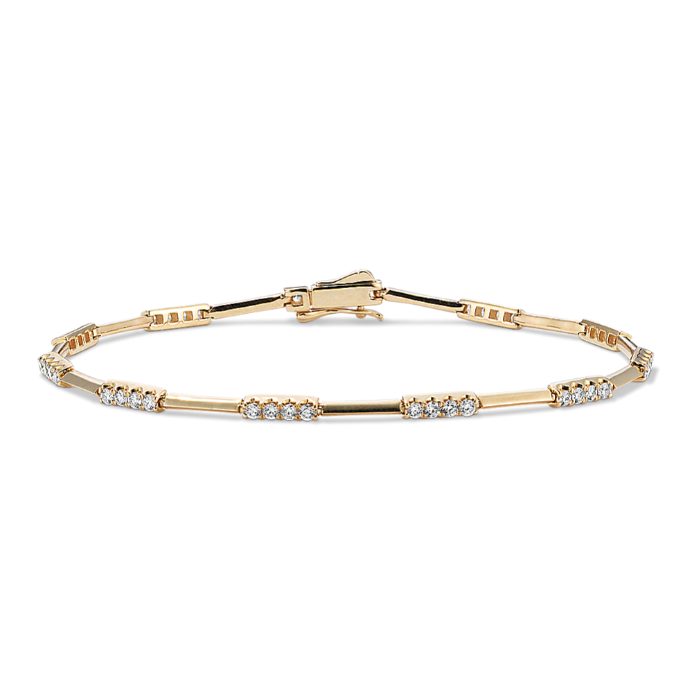Segmented Diamond Pave Bracelet