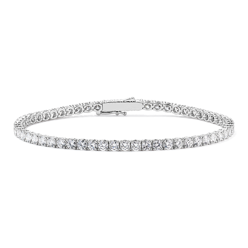 7 3/4 tcw Lab-Grown Diamond Tennis Bracelet