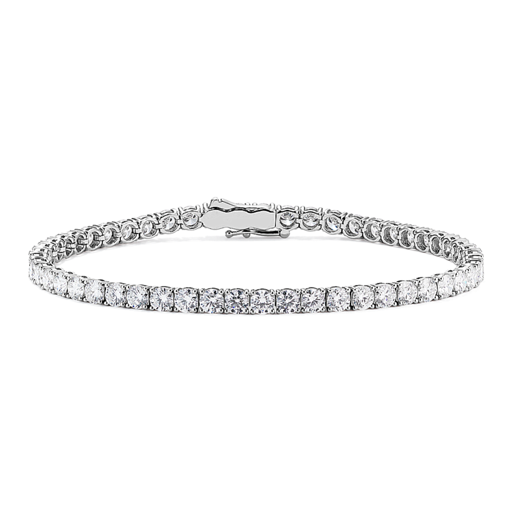 10 1/4 tcw Lab-Grown Diamond Tennis Bracelet