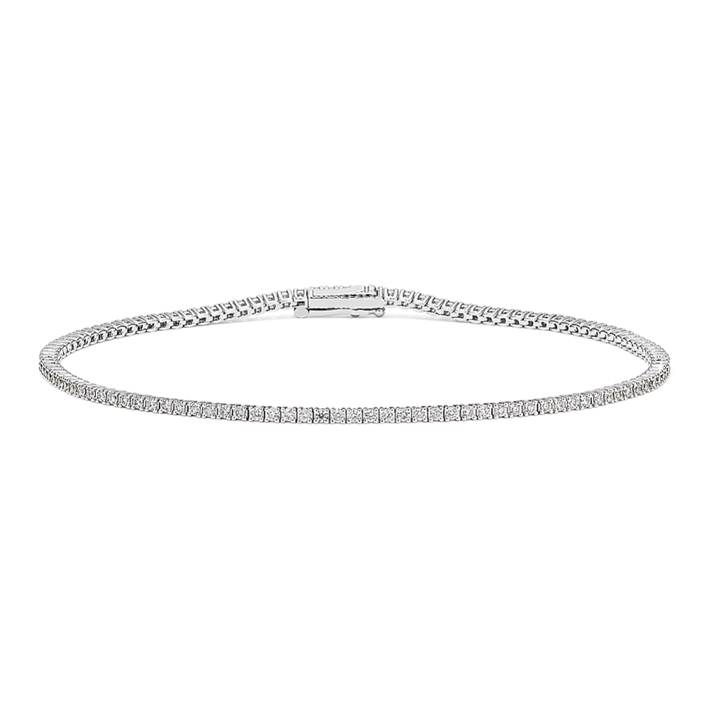 1 1/8 tcw Lab-Grown Diamond Tennis Bracelet