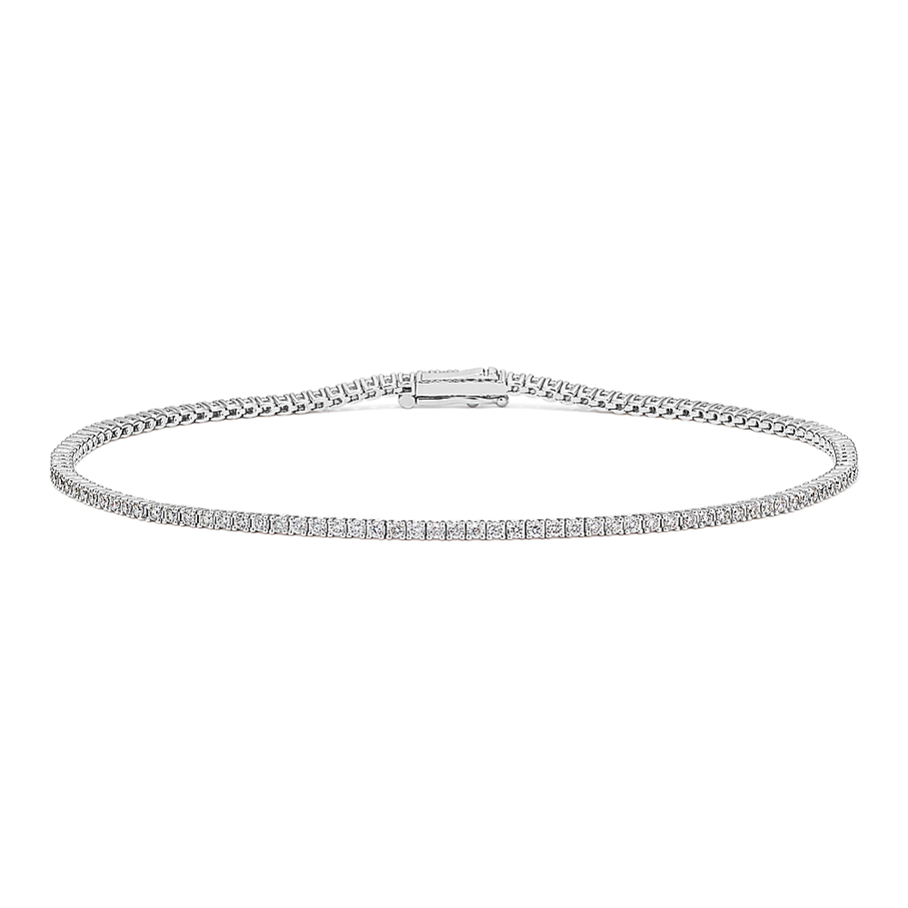 1 1/4 tcw Lab-Grown Diamond Tennis Bracelet