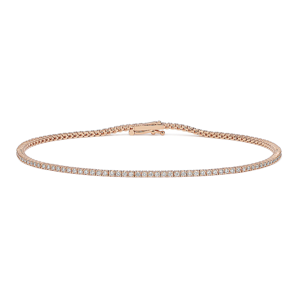 1 1/4 tcw Lab-Grown Diamond Tennis Bracelet