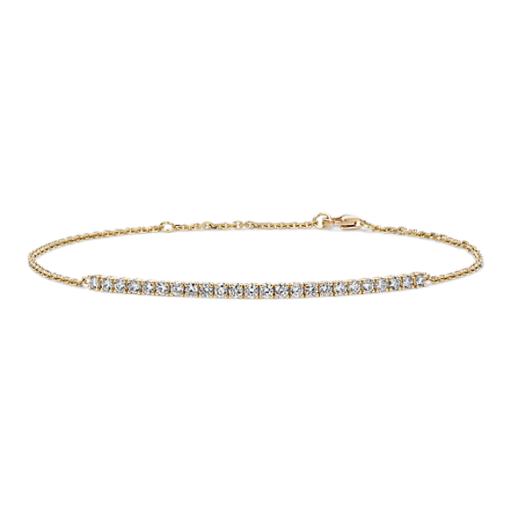 3/4 tcw Lab-Grown Diamond Half Tennis Bracelet