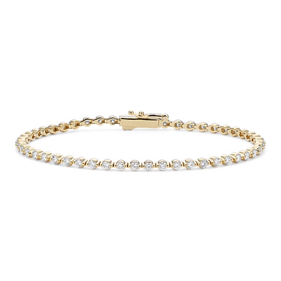 Single Prong 2ct Lab-Grown Diamond Tennis Bracelet