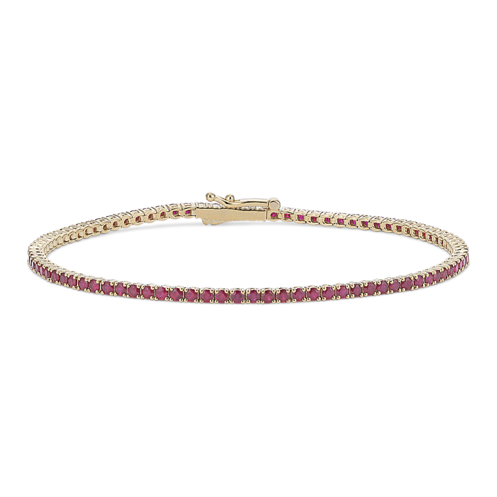 1.8mm Ruby Tennis Bracelet