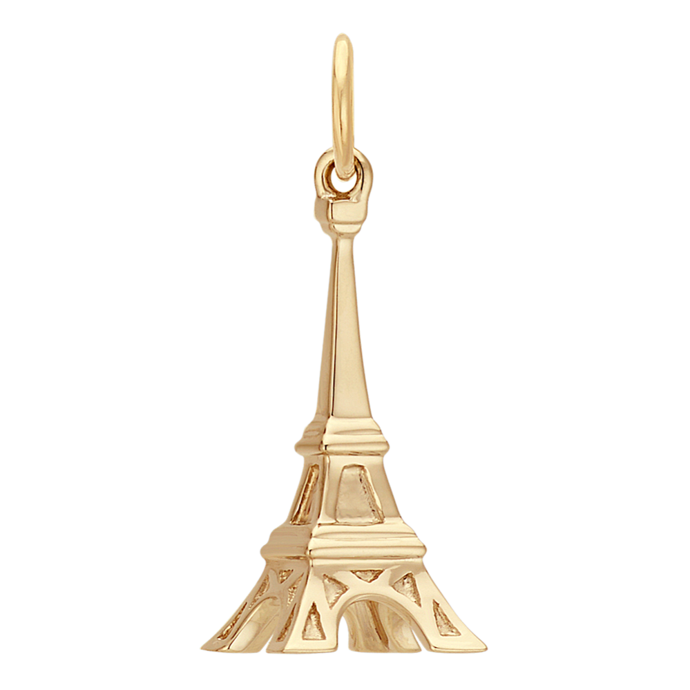 14k Yellow Gold Eiffel Tower Charm