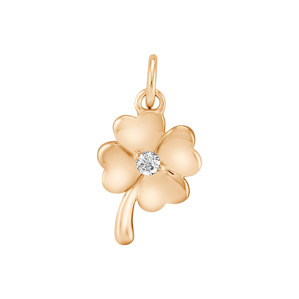 Four Leaf Clover Charm - Rondel