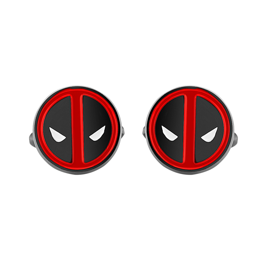 Deadpool by Marvel Comics Stainless Steel Cuff Links