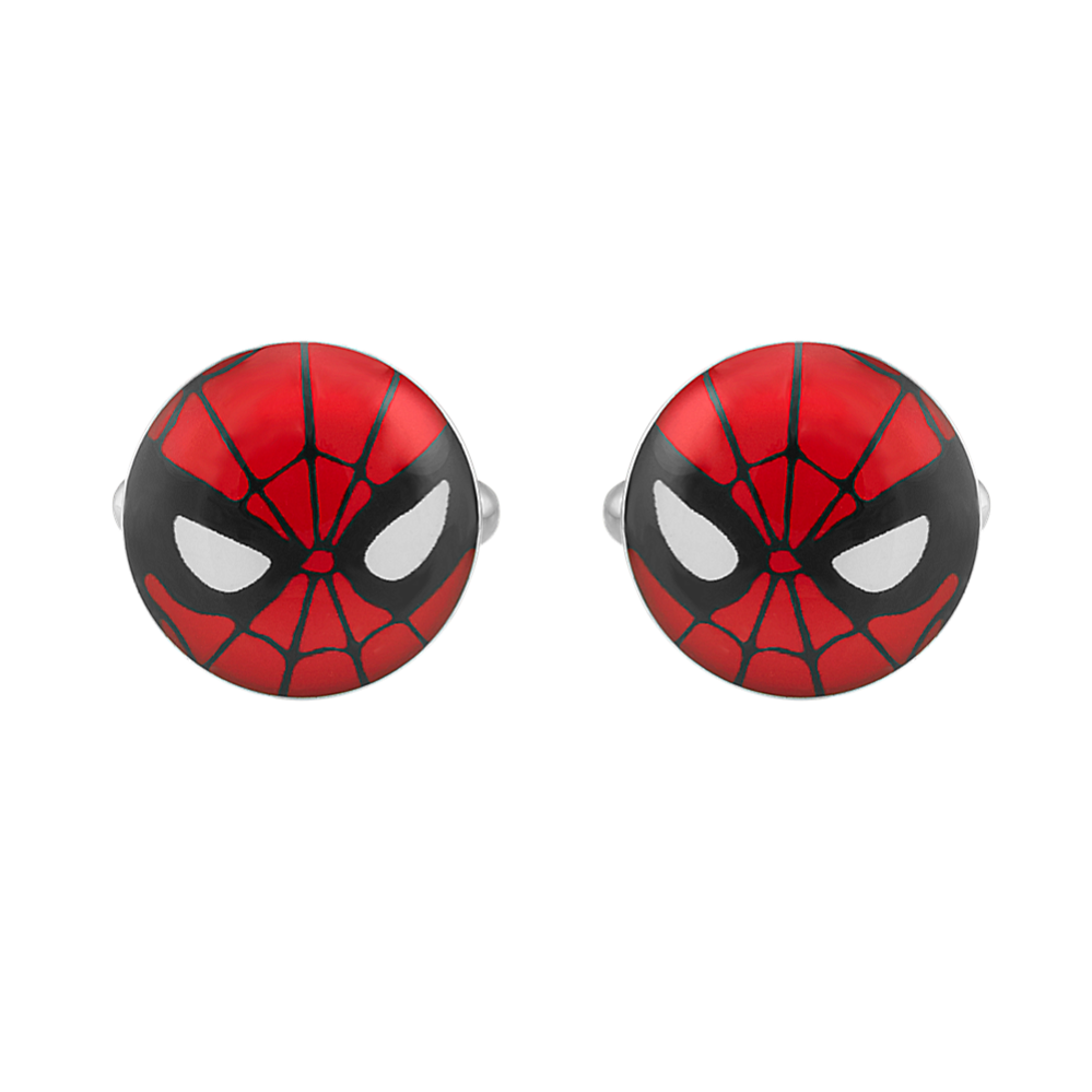 Spider-Man by Marvel Comics Stainless Steel Cuff Links