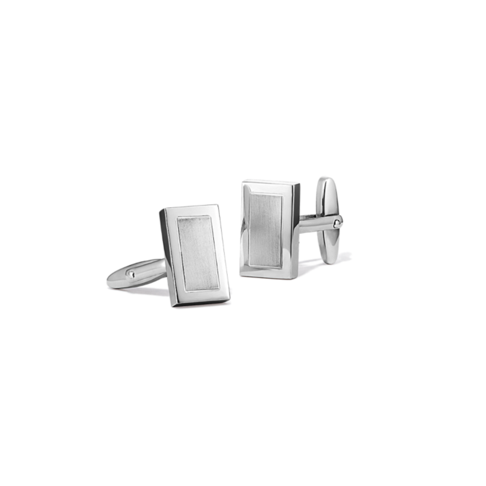 Sterling Silver Engravable Cuff Links