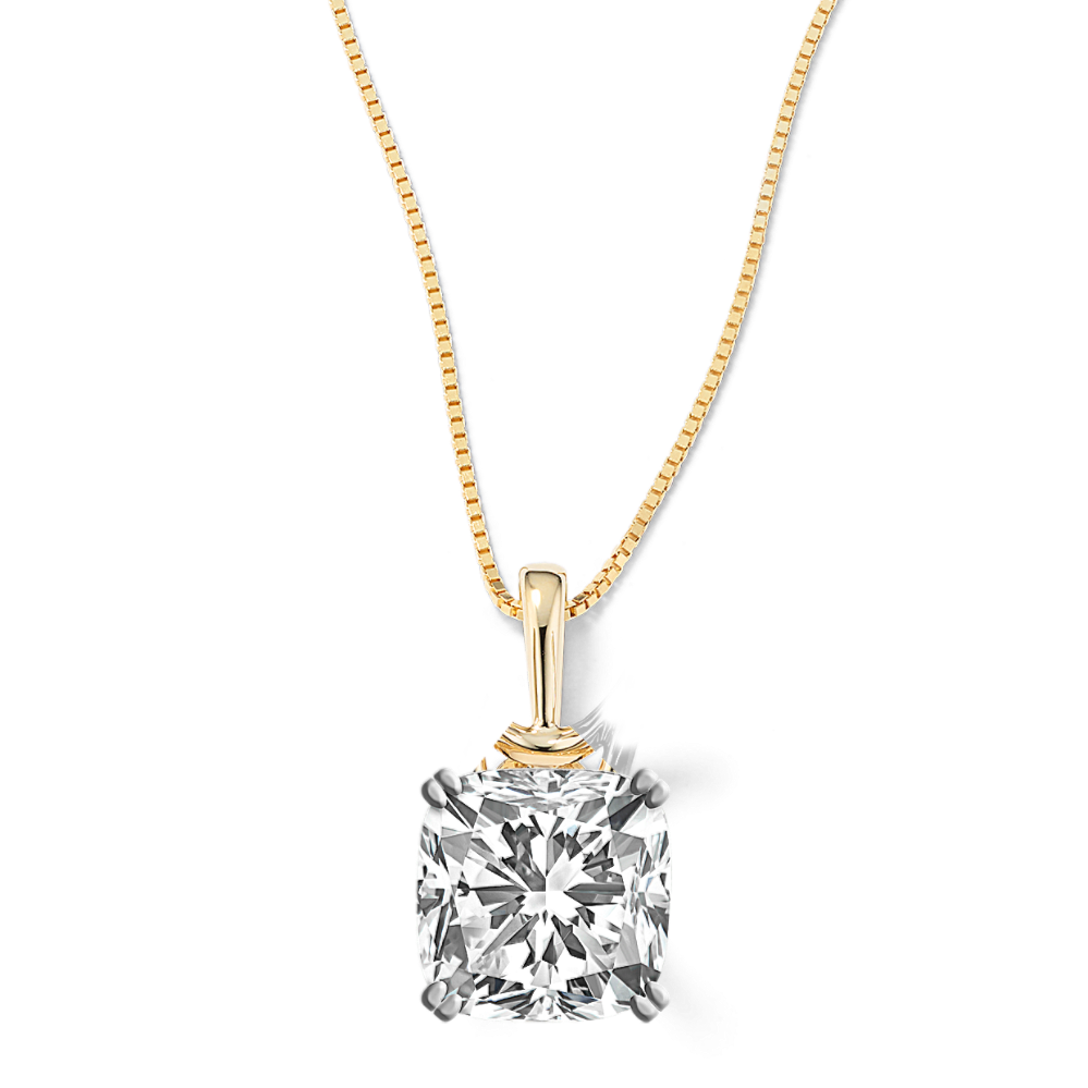 Pick-Your-Gem Pendant (10x8mm Emerald Cut)