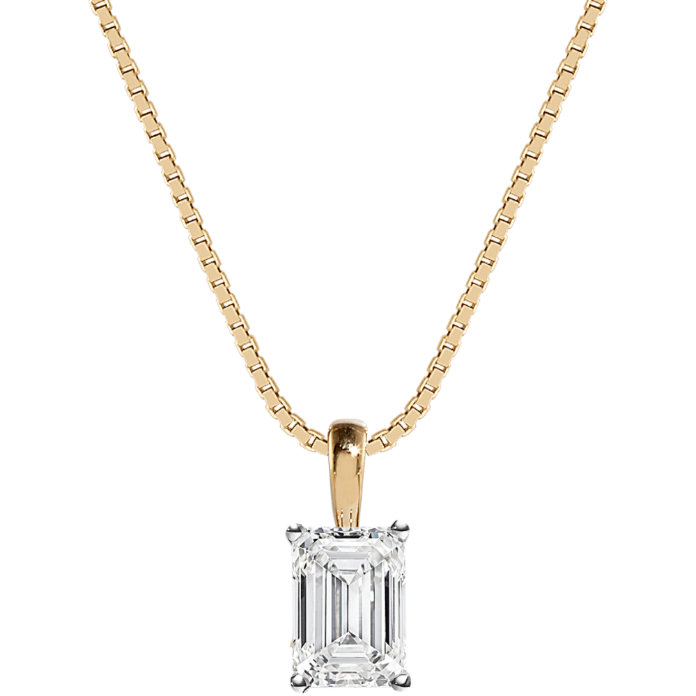 Pick-Your-Gem Pendant in 14K Yellow Gold (18'')