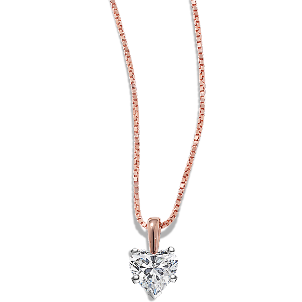 Pick-Your-Gem Pendant (4.5mm Heart-Shaped)