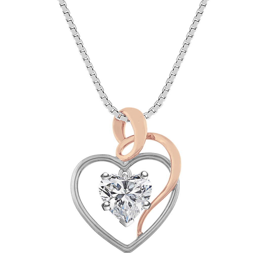 Pick-Your-Gem Heart Pendant (18 in)