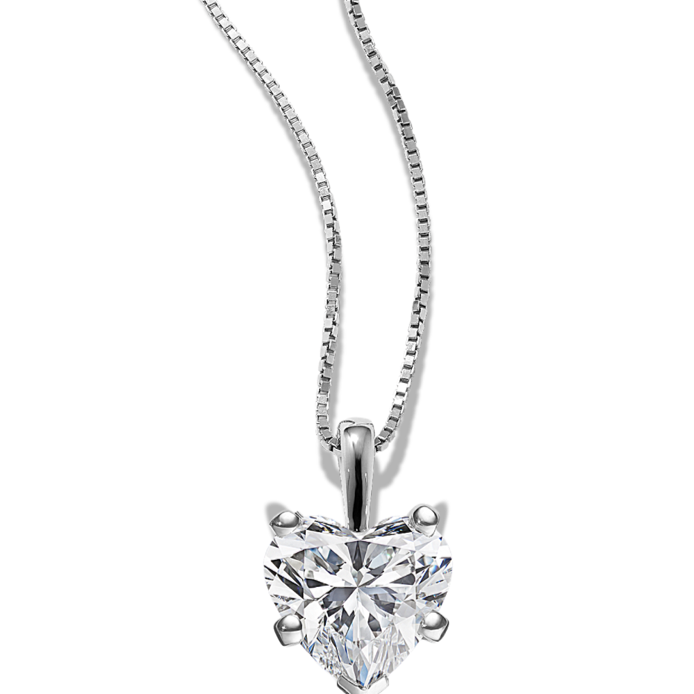 Pick-Your-Gem Pendant (8mm Heart-Shaped)