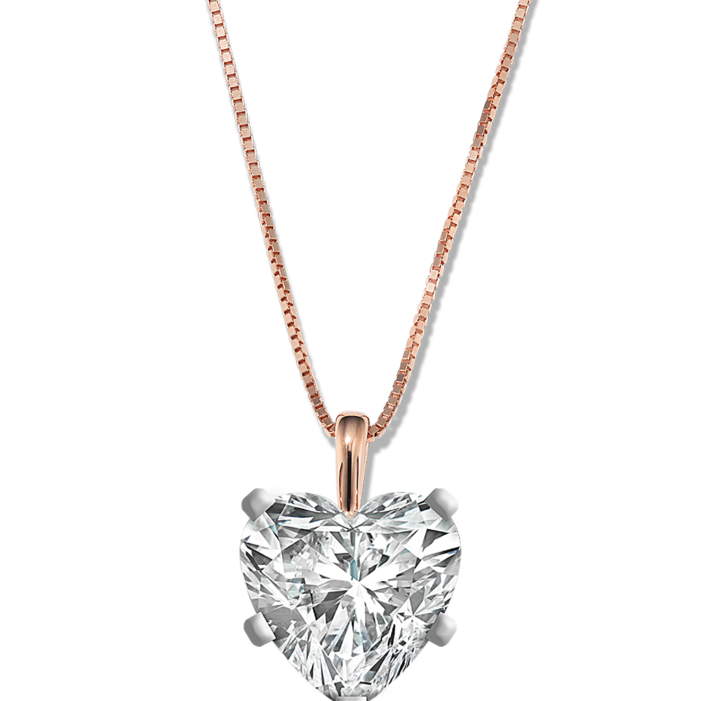 Pick Your Gem Pendant 9mm Heart Shaped Setting Price