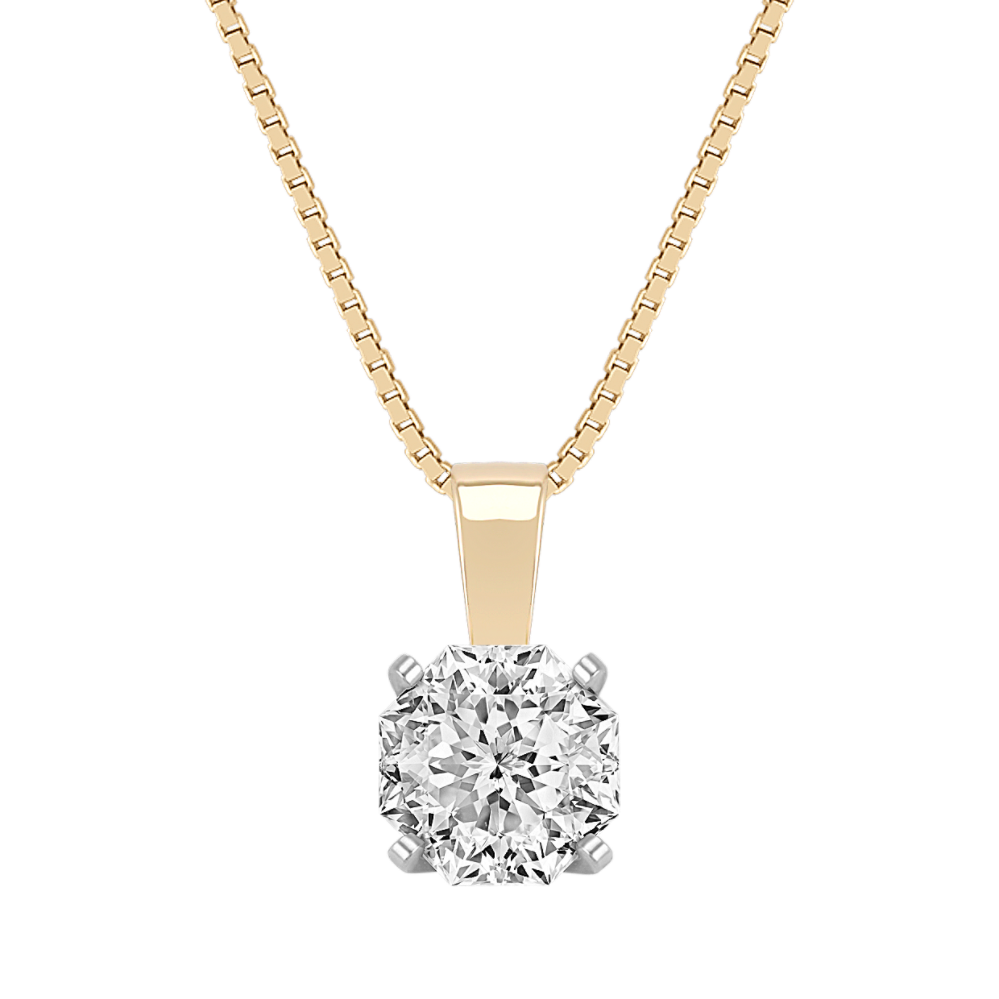 Solitaire Pendant for .35 Carat Round Gemstone (18'')