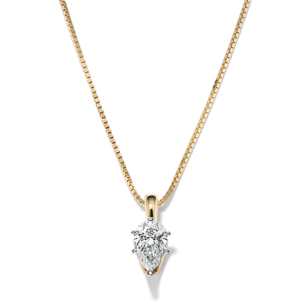 Pick-Your-Gem Pendant (6x4mm Pear-Shaped)