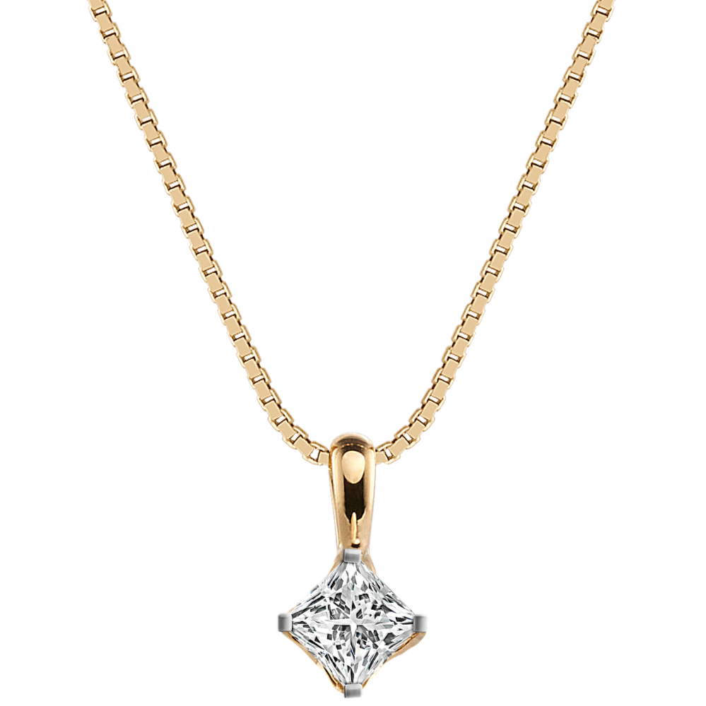 Pick-Your-Gem Pendant in 14K Yellow Gold (18 in)
