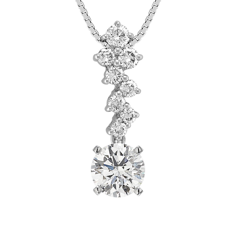Pick-Your-Gem Diamond Cascade Pendant