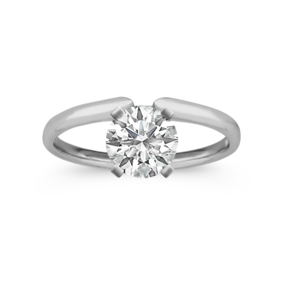 Classic Solitaire Engagement Ring in Platinum