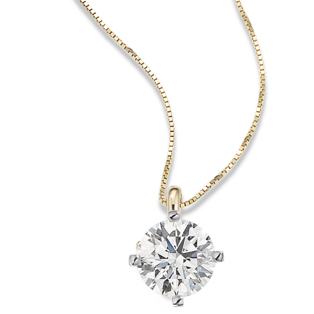 Pick-Your-Gem Pendant (7mm Round)